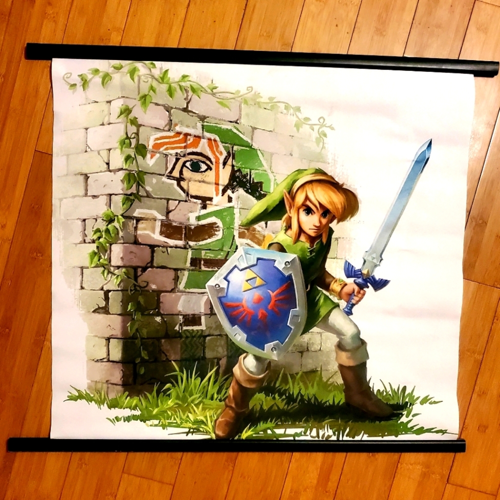 Legend of Zelda Scroll Wall Art